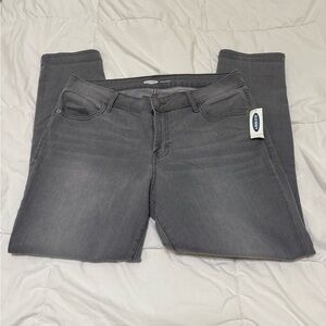 Old Navy Women's Super Skinny Jeans in Charcoal Gray Size 12S